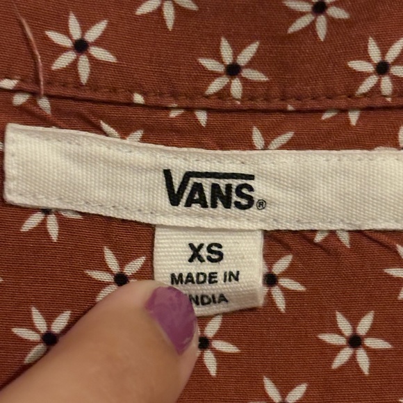 Vans floral button up - Picture 3 of 3